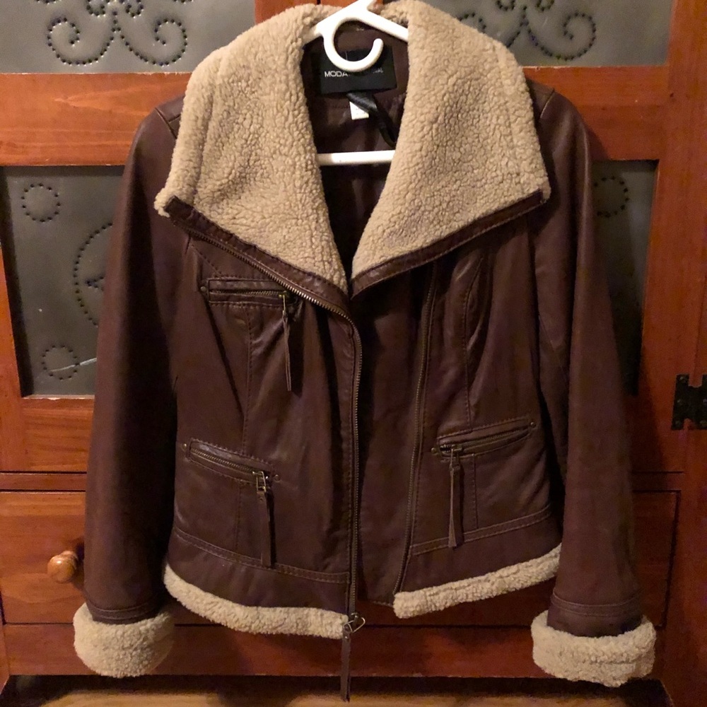 Leather jacket/coat